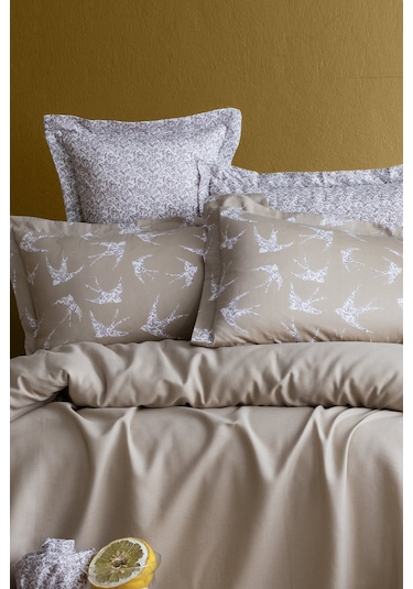 Apricitas Home Freely Bej Çift Kişilik %60 Bambu %40 Pamuk Pike Takımı Bej