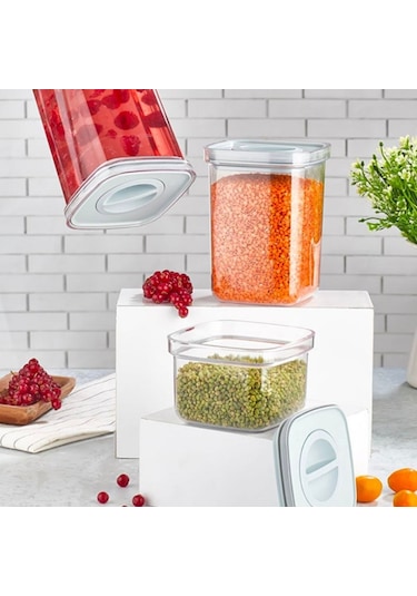 Finehome 3 Boy Kilitli Kapak Saklama Kabı Seti