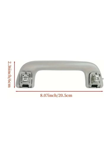 Chuangyinshop Toyota Corolla Vios Griplik Abs Tavan Tutamağı Kancalı Gri 74610-52030