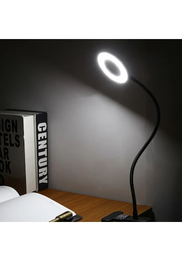 Kıskaçlı Akrobatik 3 Renk Ayarlanabilir Işık Gece ve Masa Lambası