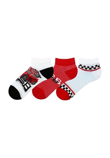 Brz Kids Speed Race Erkek Çocuk Patik Çorabı 3'Lü Set