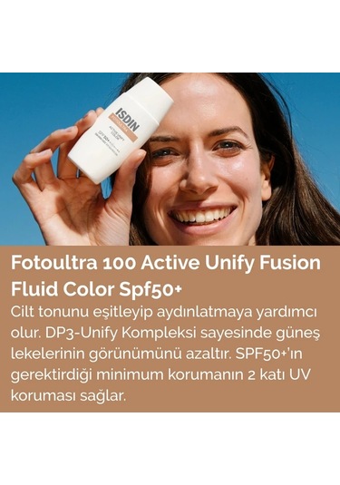 Isdin Fotoultra 100 Active Unify Fusion Fluid Color Spf50+ 50 ML