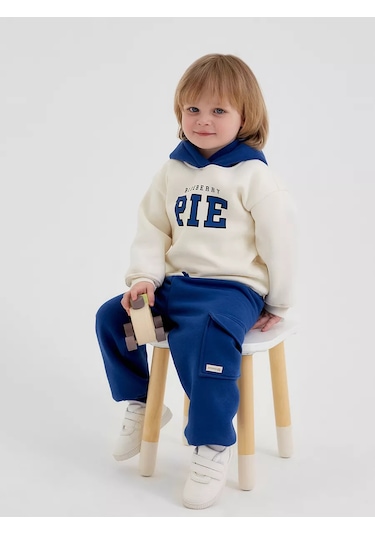 Sima-lend & Kroska A Kapüşonlu Bebek Sweatsh 219088400 Sütlü