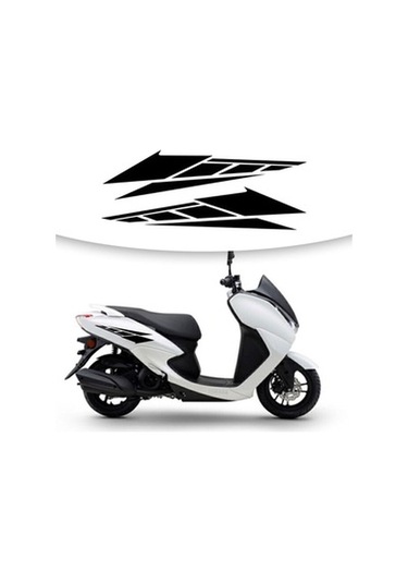 Zcjb 2 Parça Evrensel Araba Gövde Stickerı Kendin Yap Siyah