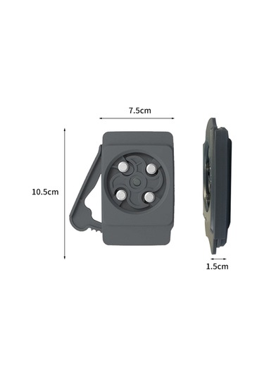 Springsun Pratik Abs Kutu Açacağı - Keskin Olmayan Kenar, Kolay Kullanım, Ev & Dış Mekan İçin Koyu Gri