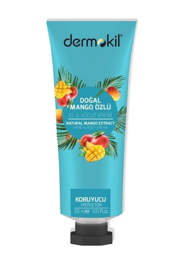 Dermokil Avokado + Kenevir Tohumu + Kiraz + Mango + Zeytinyağlı Yağlı El Ve Vücut Kremi 5 x 30 ML