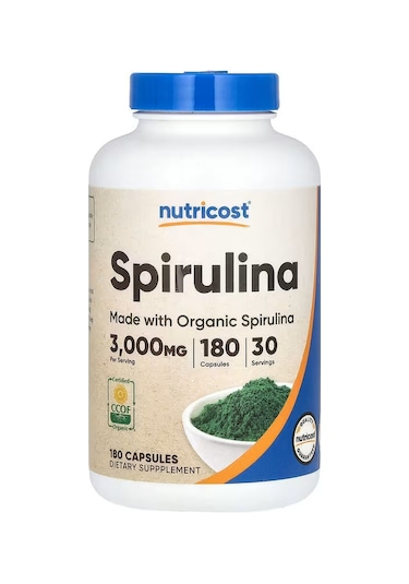 Nutricost Spirulina Greens & Superfoods 180 Capsules