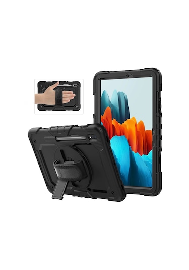 Samsung Uyumlu  Galaxy Tab S10 Fe+ Plus 13.1inç Kılıf Defender Askılı Pars Case Fuji X620 X626 Kapaklı Kılıf