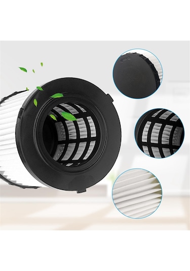 Crackedice Dewalt Atölye Süpürgesi İçin 3 Adet Dcv5801h Vakum Hepa Filtresi