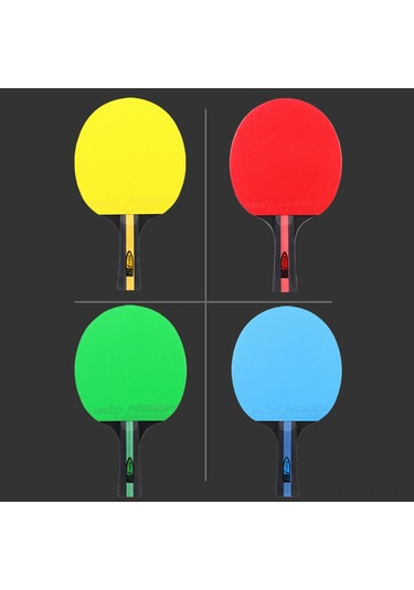 Ranyeek Mavi Renkli Polar Ahşap Tenis Raketi - Taşıma Çantasıyla 25cm X 15cm Boyutlu 160g Ağırlık