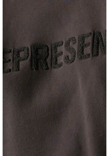 Represent Owners Club Sweatshirt, Brushed Cotton Fleece Sweatshirt Kahverengi
