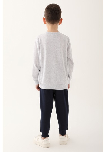 Spiderman Kar Melanj Erkek Çocuk Eşofman Takımı 5274-41275