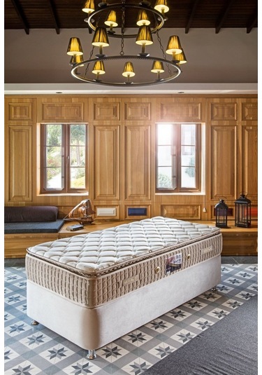 Minarmobilya Minar Safir Tek Kişilik Full Ort Pedli Yaylı Yatak 120X200