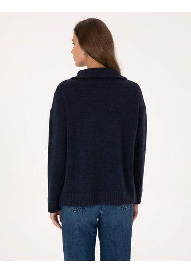 Pierre Cardin Kadın Lacivert Kazak /triko 50316329-vr033 Lacivert