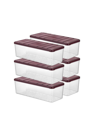 Selka Home Nora Saklama Kabı 2 L 6'lı Set