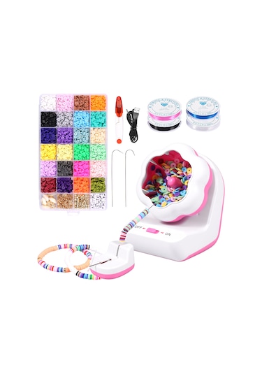 Otomatik Dönen Boncuklayıcı, Elektrikli Boncuk Makinesi, Diy Tarzı Yapım İçin Mavi Boncuklarla Dönen Kase 0.4/0.75 Kw 2,5/4,5 A Mono Phase Drıver