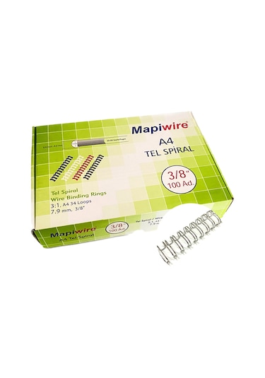 Mapiwire 3/8 Kutu Tel Transparan 100 Ad.