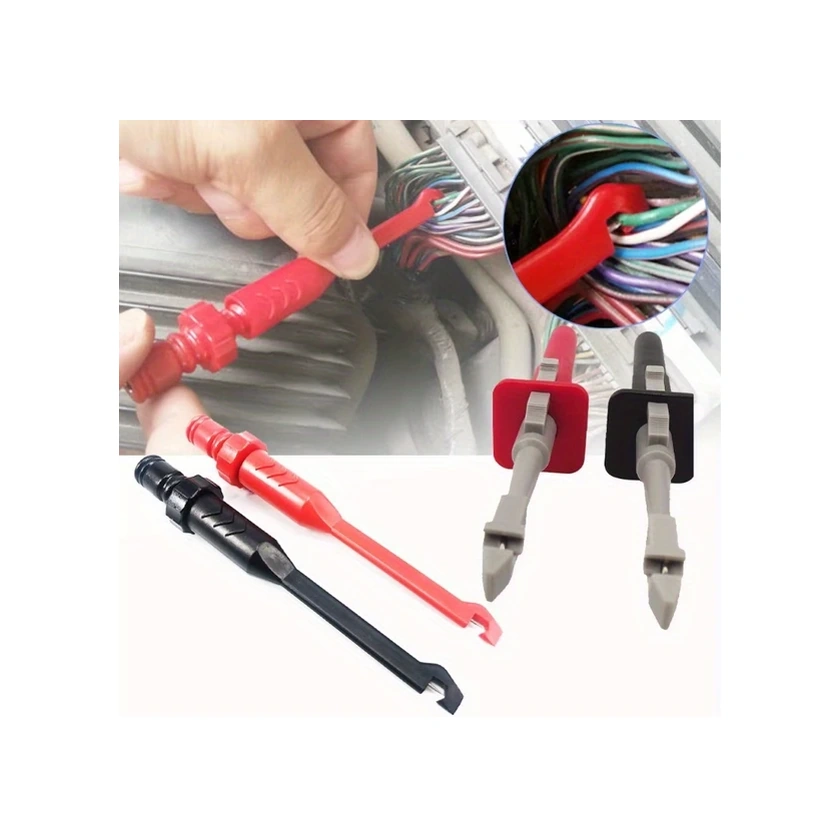 Willowhaven 1 Adet Promaster Araç Devre Test Pensesi, Aküsüz Oto Elektrik Tamir Aracı Siyah