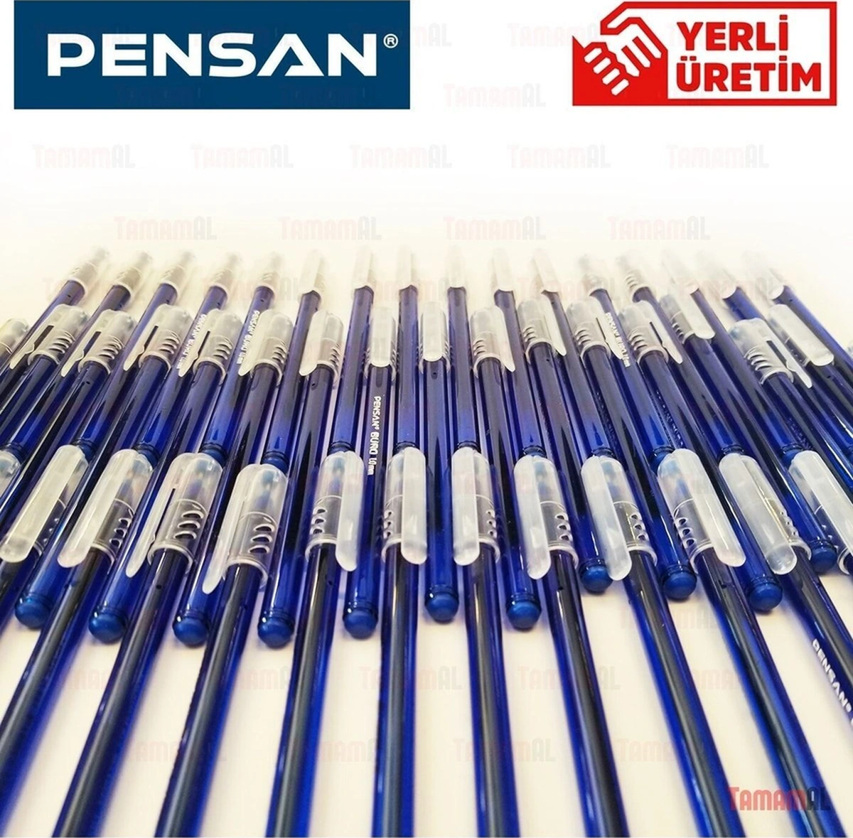 2270 Büro Tükenmez Kalem 1.0mm - Mavi 20 Adet Mavi
