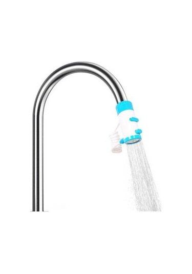 Fastbuy Mutfak/banyo Manyetik Folyo, 3 Modlu, Basınç Artırıcı, Esnek, Mavi-beyaz, Suyu Önleyici Banyo/faucet Extenderi