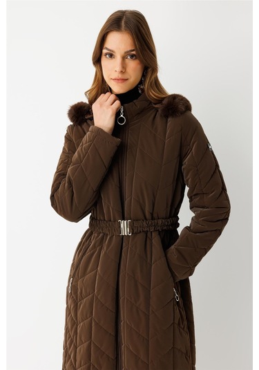 Kapitone Tam Boy Kaban Kahve Kahve