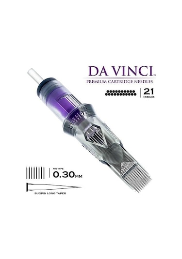 Bishop Davinci V2 1021 Mlt Magnum Bugpin Long Taper Kartuş Dövme İğnesi