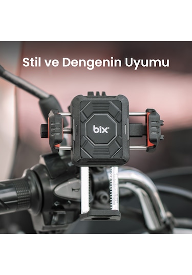 Bix Bph04 Gidon Bağlantılı Motosiklet Bisiklet Telefon Tutucu