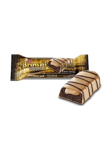 Eti Browni Intense Gold Çikolata Dolgulu Kek 16 x 48 G