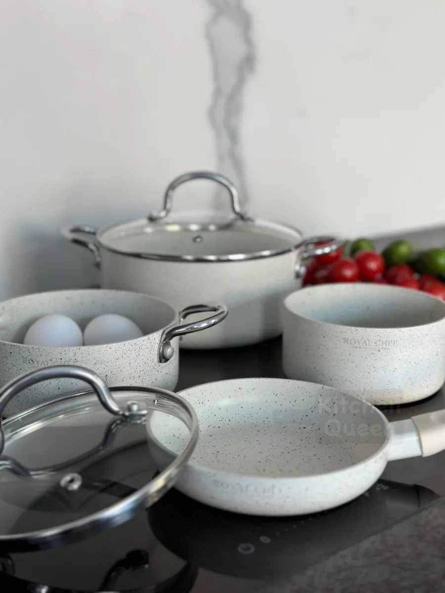 Kitchen Queen İndüksiyonlu Ocaklar İçin 16 Cm Tava 197044226 Beyaz