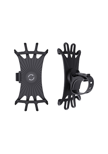 Butu Evrensel Ücretsiz Dönen Gerilebilir Silikon Telefon Montaj Bisiklet Gidon Cep Telefonu Tutucu 4-6 İnç Cep Telefonu Gps İçin