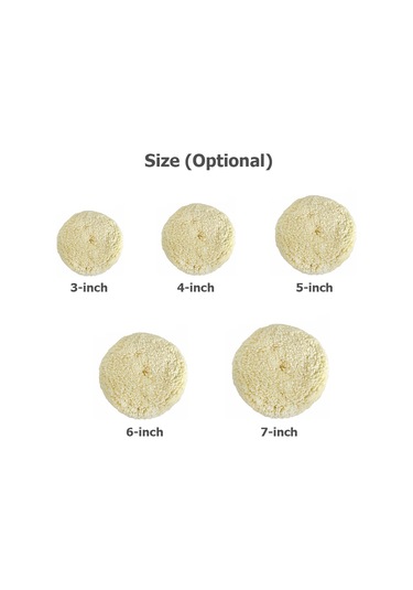 Shineyee 2 Adet 7 İnç Koyun Yünü Parlatma Diski - Otomobil Cila Ve Parlatma İçin Tek Yüzlü Paspas