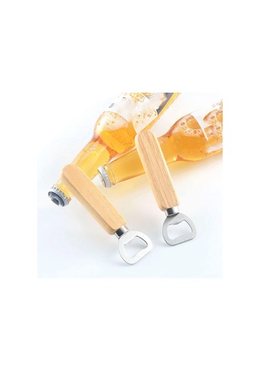 Ahşap Saplı 4 Adet Şişe Açacağı Kişiselleştirilmiş Ev, Mutfak, Bar Hediyesi İçin Bira Şişe Açacakları Diğer