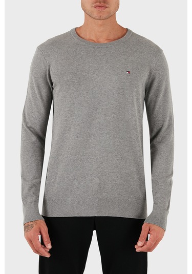 Tommy Hilfiger Erkek Kazak Mw0mw14748 P91 Gri Gri Tommy Hilfiger Erkek Kazak Mw0mw14748 P91 Gri Gri