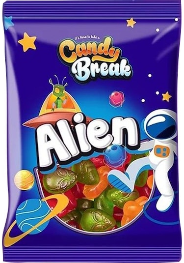 Candy Break Alien Yumuşak Şeker 113 G