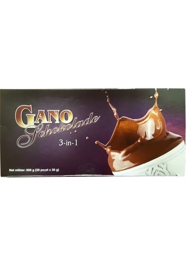 Gano Schokolade Kakaolu ve Ganoderma  İçecek Tozu 600 G