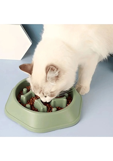 Pribor Kedi Köpek Yavaş Yeme Mama Kabı