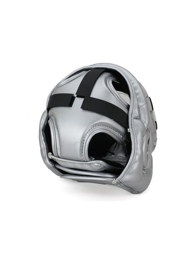 Yüz Korumalı Boks Kaskı , Gümüş Silver Model Çok Renkli