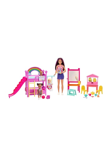 Barbie Skipper Bebek Bakıcılığı Eğlencesi Oyun Seti HND18