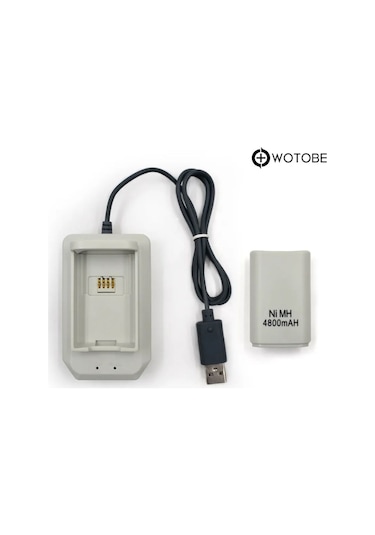 Xbox 360 Oyun Kolu Joystick Powerbank Şarj Edilebilir Pil Ve Şarj Cihazı