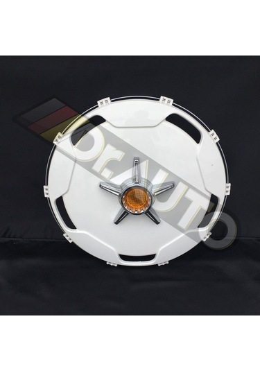 22.5 İnç Düz Model Sarı Fırfırlı Jant Kapağı 4'lü Takım