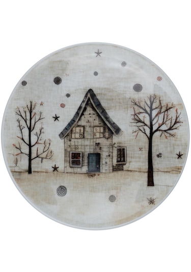 Kütahya Porselen Nostalgia 6 Kişilik Pasta Takımı