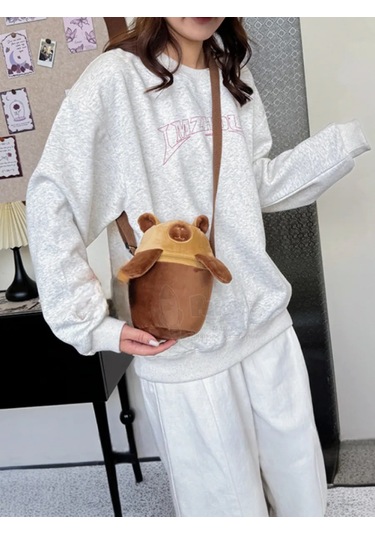 Raketa Kız Çocukları İçin Oyuncak İçeren Kapibara Çantası 345674042 Siyah