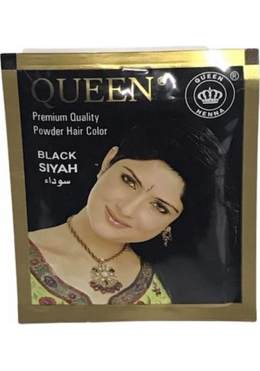 Queen Hint Kınası Siyah 6'Lı