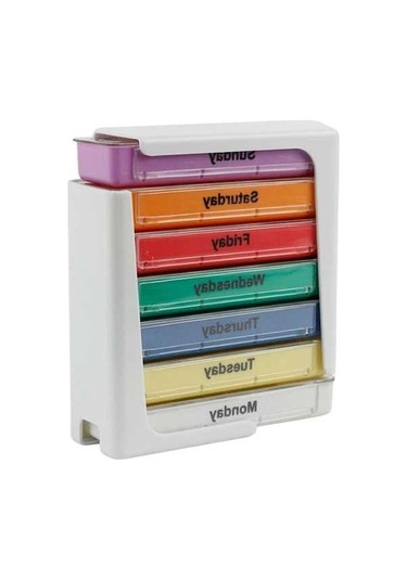 Pazly Yaşlı Suntek Kutusu Hapları Hap Haftalık Gün Düzenleyici 7 Dx Diğer