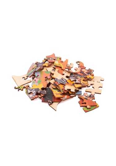 Ahşap Puzzle Safari