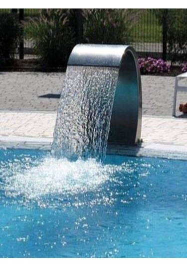 DEV PASLANMAZ 500x1000 mm Lüks Model Havuz Şelale AISI 304 Kalite