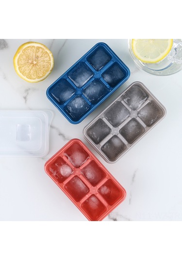 Wezone Üçlü Silikon Buz Kalıbı Seti - 6'lı Kare Ve Yuvarlak Buzluklar, Yumuşak Tabanlı, Ev Kullanıma İdeal, Mükemmel Dayanıklılık Çok Renkli