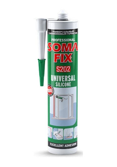 Somafix Genel Amaçlı Silikon 280 Gr. Siyah