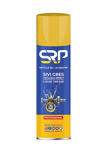 Srp Sıvı Gres Yağlama Spreyi 500 Ml, 12li Set