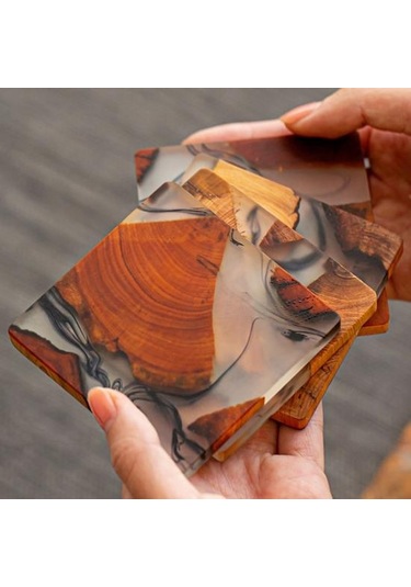 Büyük Bardak Altlığı Şeffaf Doku Yeniden Kullanılabilir Haşlanma Önleyici Diğer